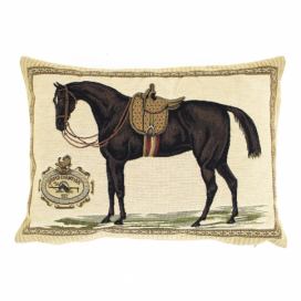 Gobelínový polštář Kůň Grand Champion - 45*15*31cm Mars & More LaHome - vintage dekorace