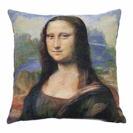 Gobelínový polštář Leonardo da Vinci Mona Lisa - 45*45*15cm Mars & More LaHome - vintage dekorace
