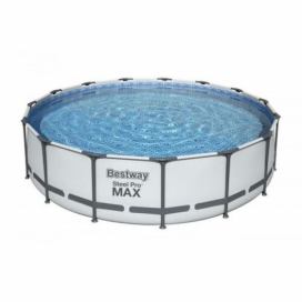 Bestway Nadzemní bazén Steel Pro MAX s filtrací, schůdky a plachtou, pr. 457 cm, v. 107 cm 4home.cz