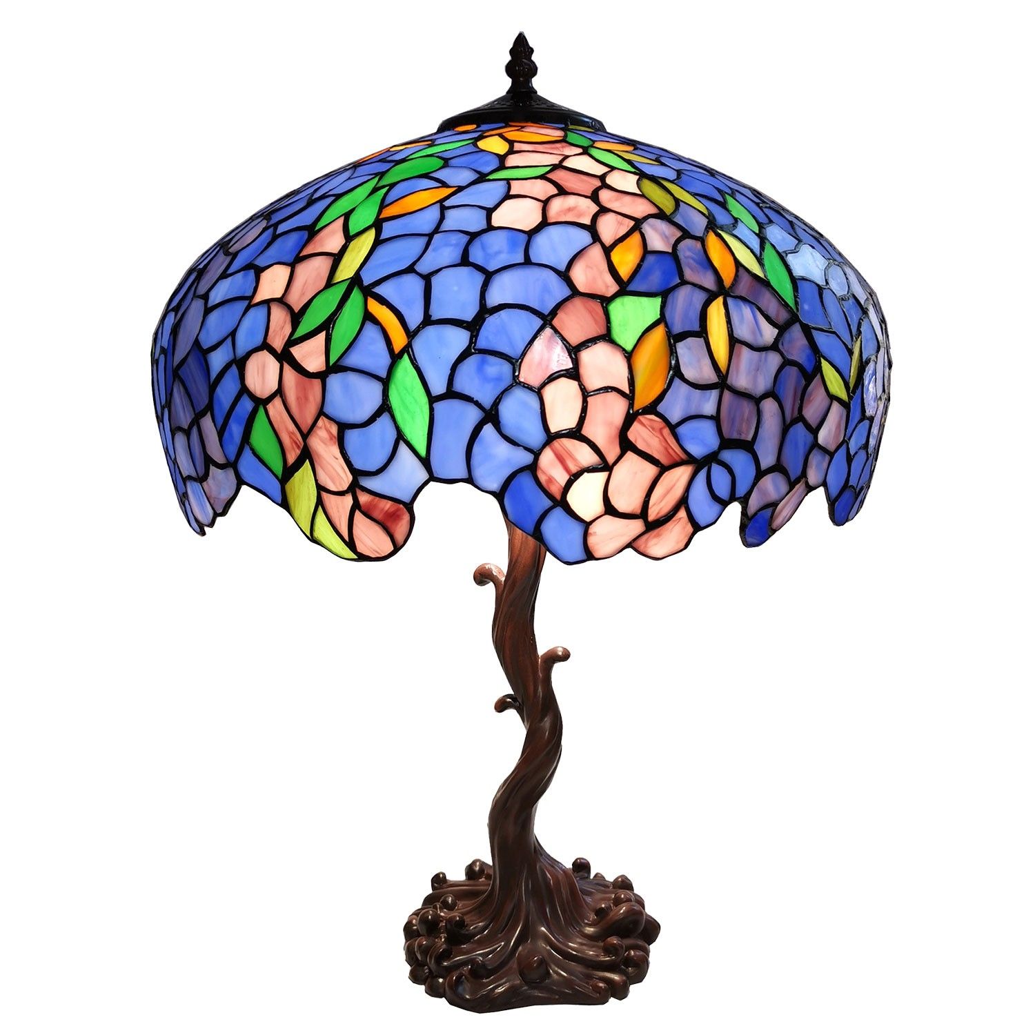 Stolní lampa Tiffany Arbre – Ø 43*61 cm E27/max 2*60W Clayre & Eef - LaHome - vintage dekorace