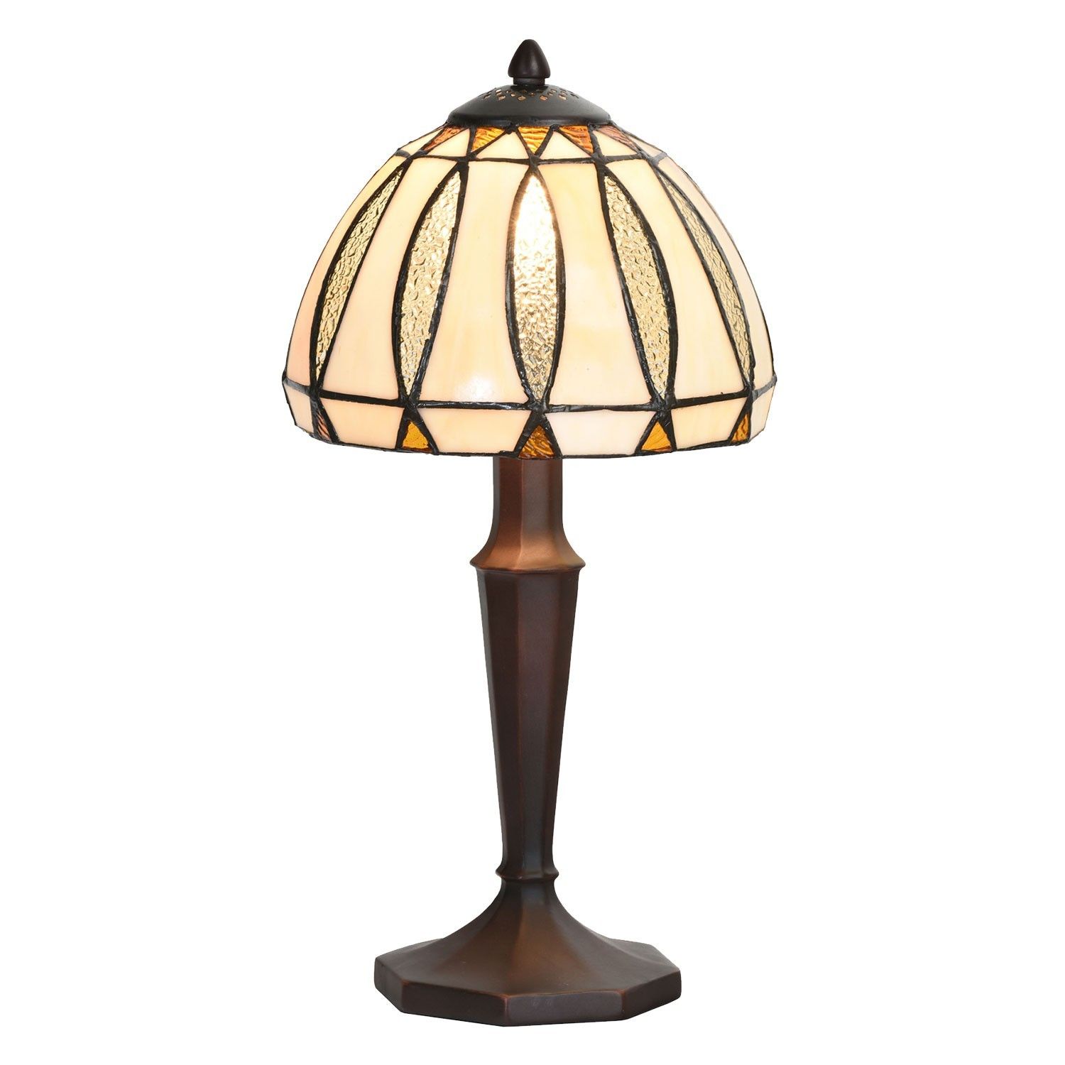 Stolní lampa Tiffany Oneida - Ø 19*40 cm E14/40W Clayre & Eef - LaHome - vintage dekorace