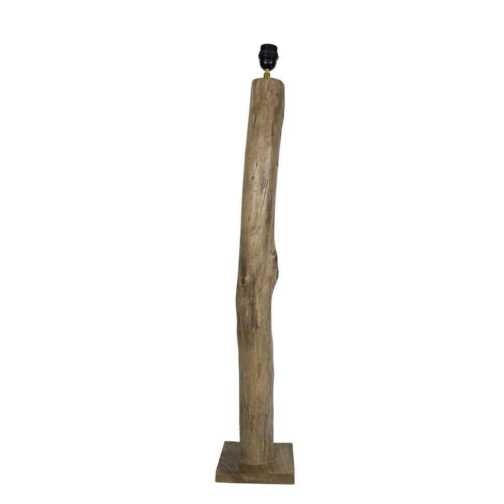 Dřevěná základna ke stojací lampě Eukalyptus - 18*18*100cm/ E27 Mars & More - LaHome - vintage dekorace