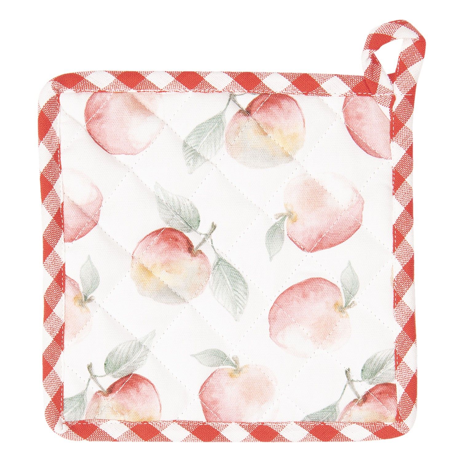 Bavlněná chňapka – podložka Apple Yard - 20*20 cm Clayre & Eef - LaHome - vintage dekorace
