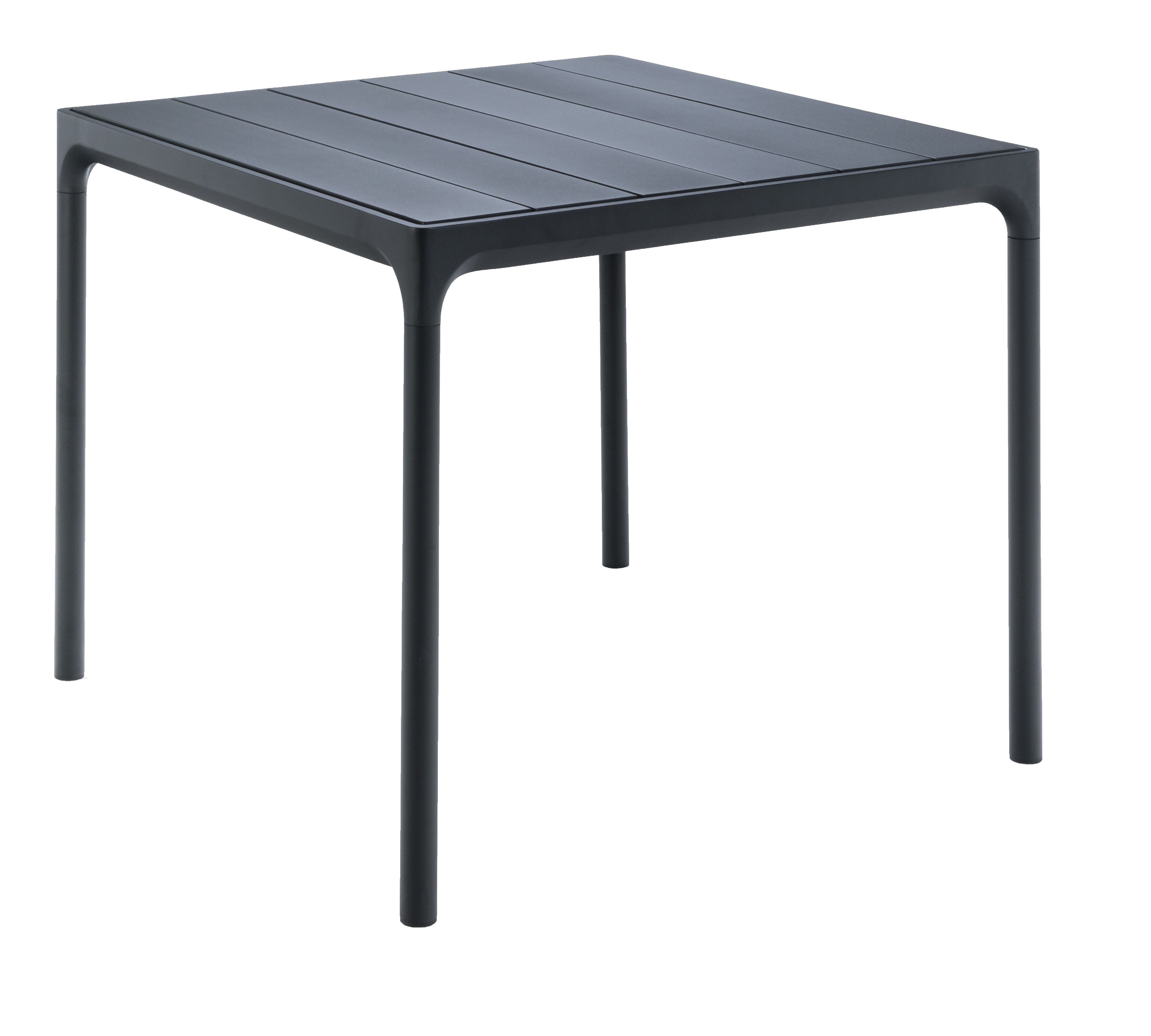 Černý kovový zahradní jídelní stůl HOUE Four 90 x 90 cm - Designovynabytek.cz