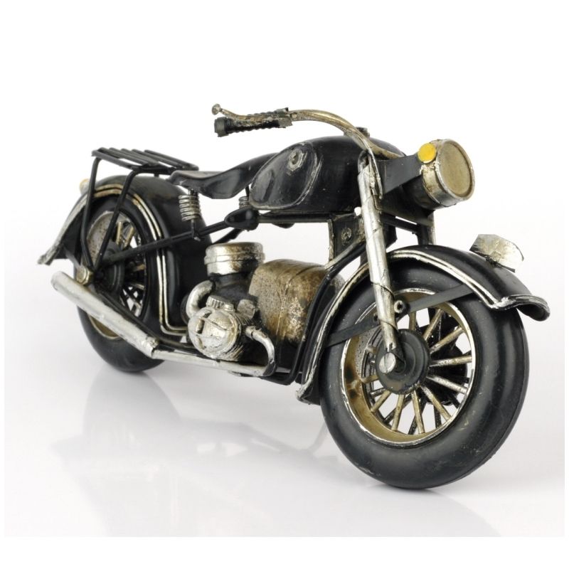 Model černé motorky 27cm - Novaline.cz