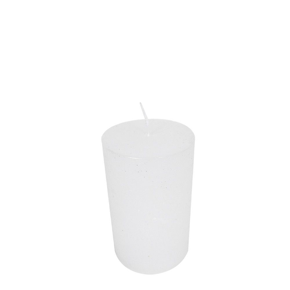 Bílá nevonná svíčka S  válec  - Ø 5*8cm Mars & More - LaHome - vintage dekorace