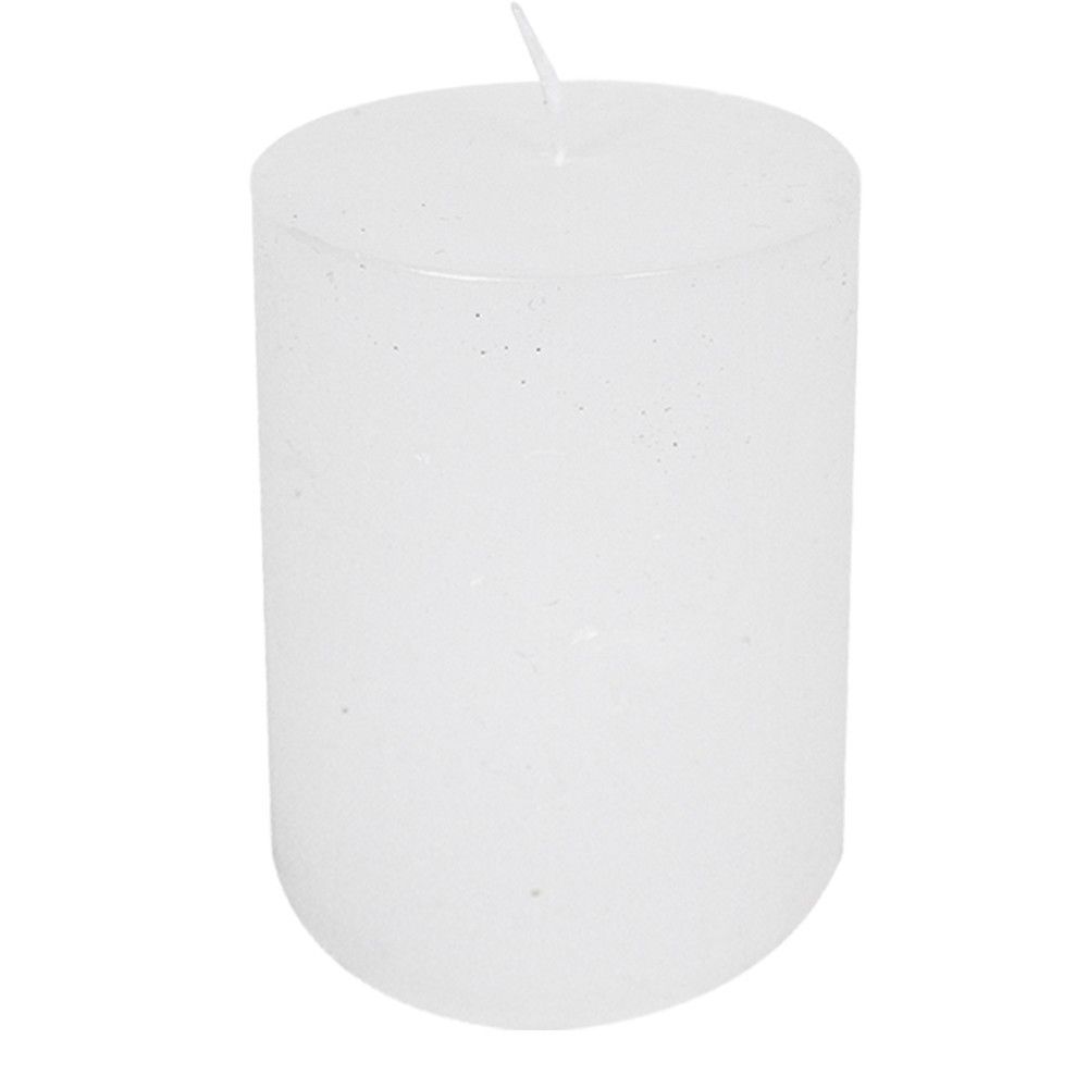 Bílá nevonná svíčka XXl válec  - Ø10*20cm Mars & More - LaHome - vintage dekorace