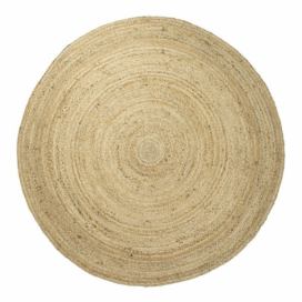 Přírodní kulatý jutový koberec Fabre - Ø120*1cm Mars & More