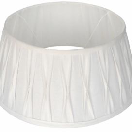 Bílé plisované stínidlo Riva wite - Ø60*27 cm / E27 Collectione