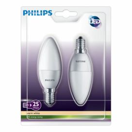 Philips SET 2x LED svíčka Philips E14/4W/230V - CANDLE 