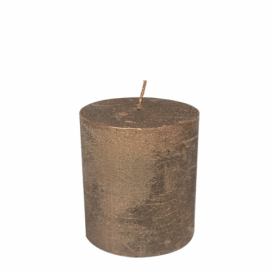 Měděná nevonná svíčka M válec - Ø 7*10cm Mars & More LaHome - vintage dekorace