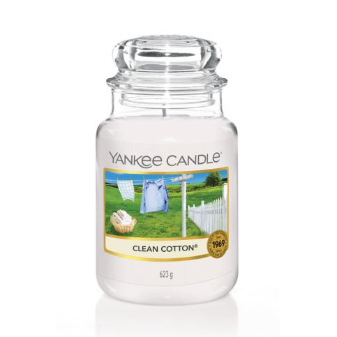 Vonná svíčka Yankee Candle velká Clean cotton Astoreo.cz