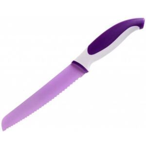 Nůž na chléb s nepřilnavým povrchem SYMBIO 31,5 cm, fialový - BANQUET - Favi.cz