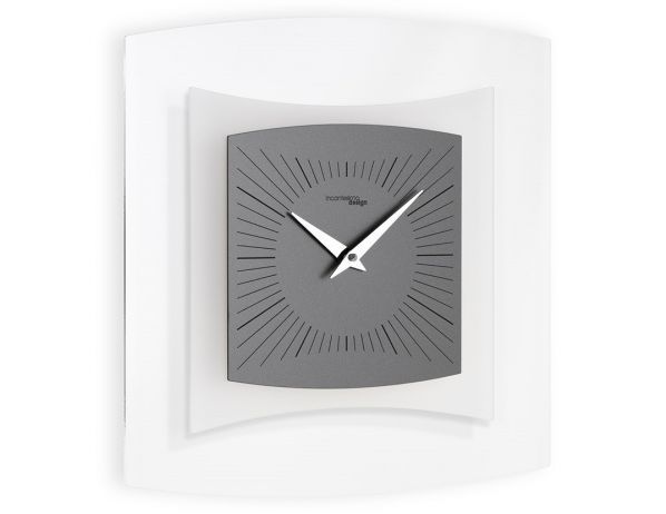 Designové nástěnné hodiny I059AN smoke grey IncantesimoDesign 35cm - FORLIVING