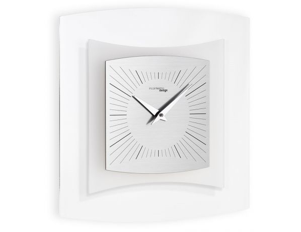 Designové nástěnné hodiny I059M chrome IncantesimoDesign 35cm - FORLIVING