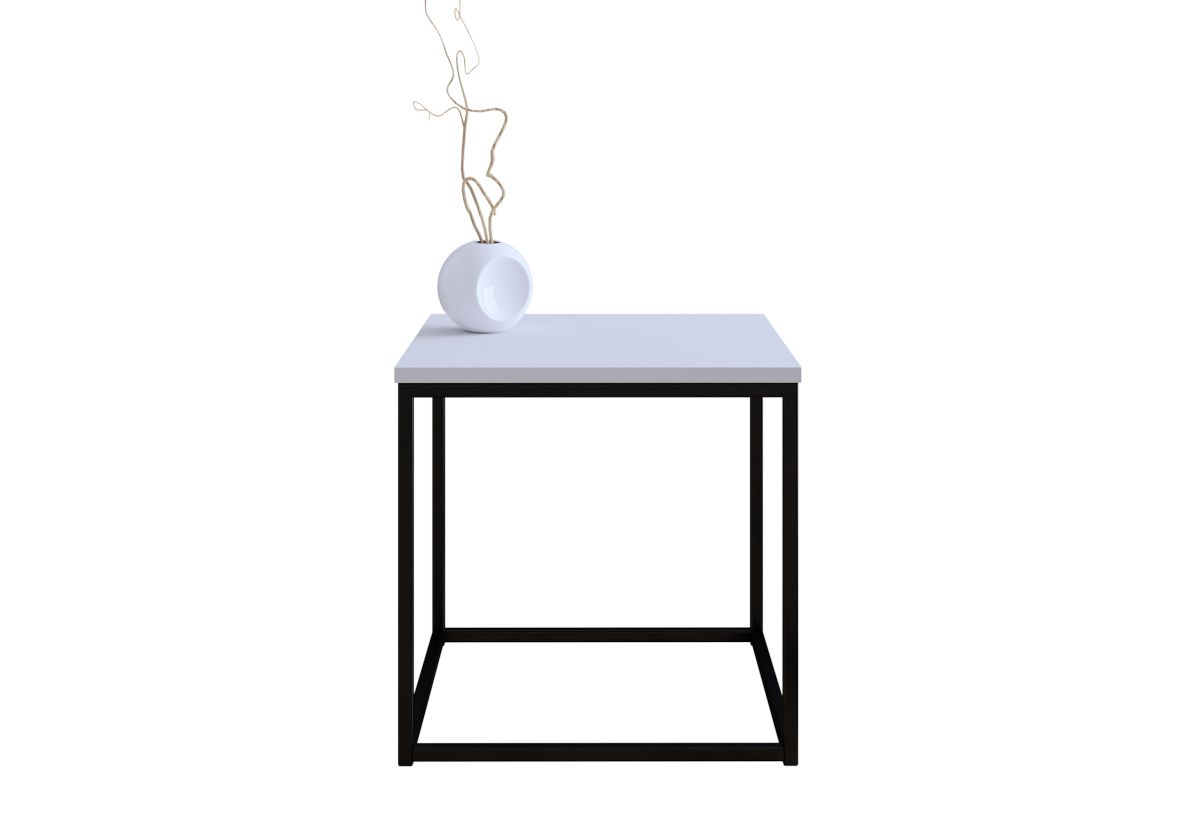 Konferenční stolek RABAT II, 60x45x60, bílá lesk - Expedo s.r.o.