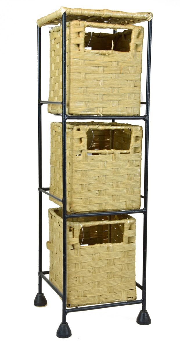 Vingo Drátěná police s vloženými pískovými boxíky, 53 cm - Vingo