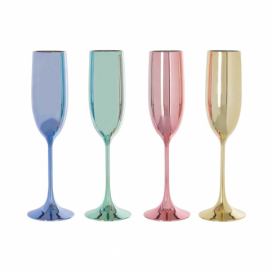 Sada 4 sklenic na šampaňské Premier Housewares Mimo, 180 ml