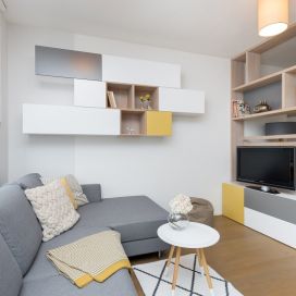 Obývací pokoj, TV stěna Designer-Ka