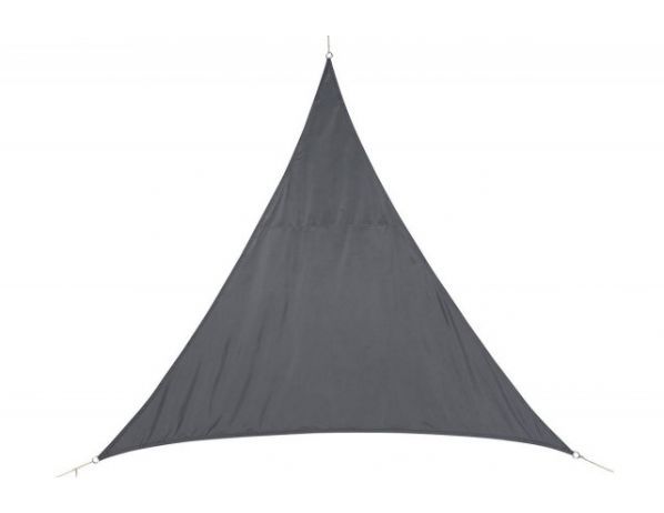 Stínící plachta trojúhelník 3*3*3 m šedá - FORLIVING