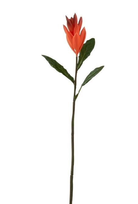 Oranžová květina Lily - 51cm J-Line by Jolipa - LaHome - vintage dekorace