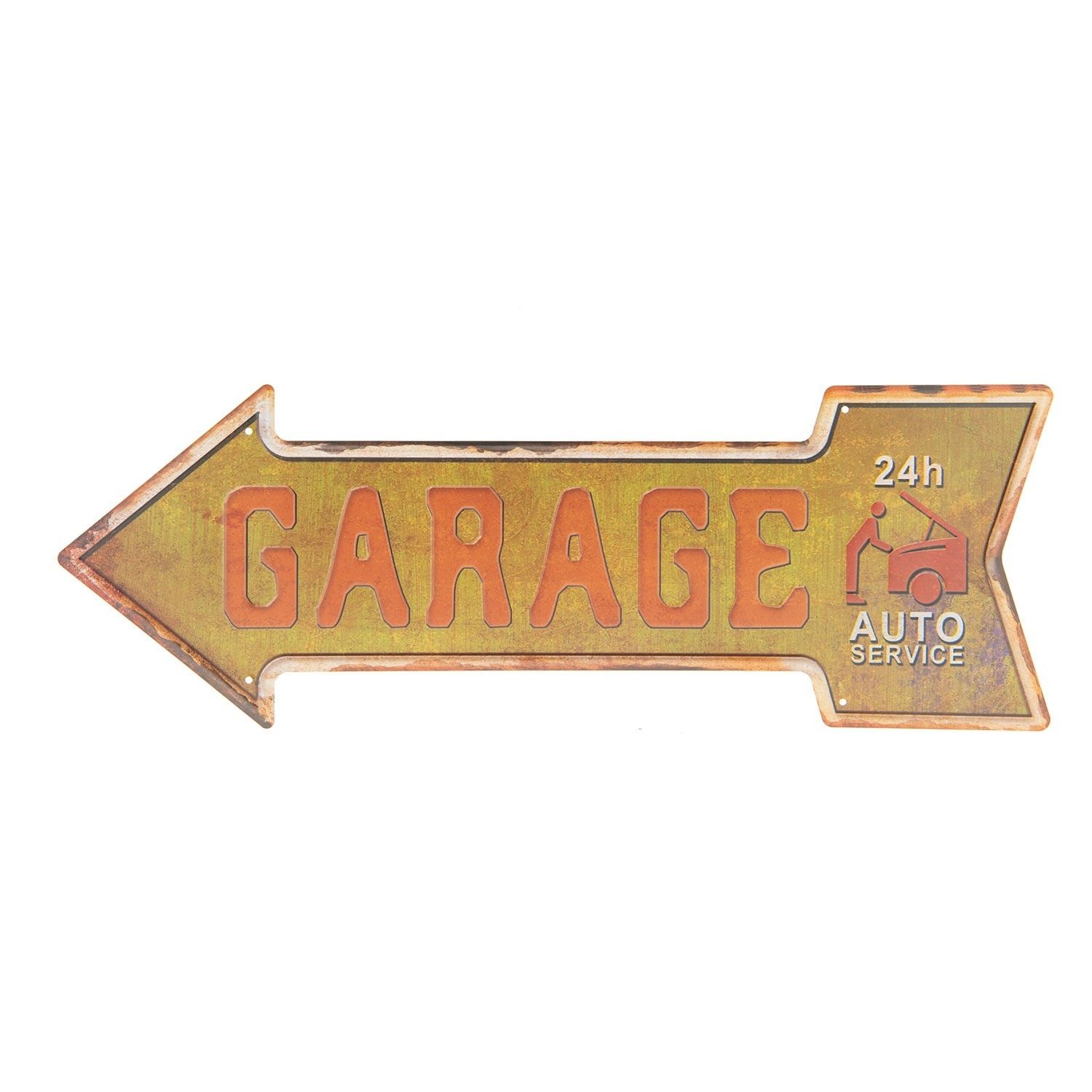 Kovová cedule GARAGE - 46*15 cm Clayre & Eef - LaHome - vintage dekorace