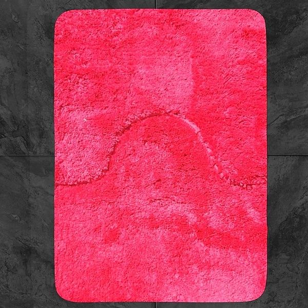 Koupelnové předložky Komfort červená 50x80 cm  + 50x50 cm WC   - POVLECENI-OBCHOD.CZ