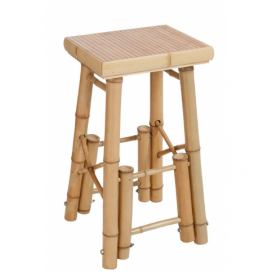 Barová bambusová stolička Bamb - 40*40*70 cm J-Line by Jolipa