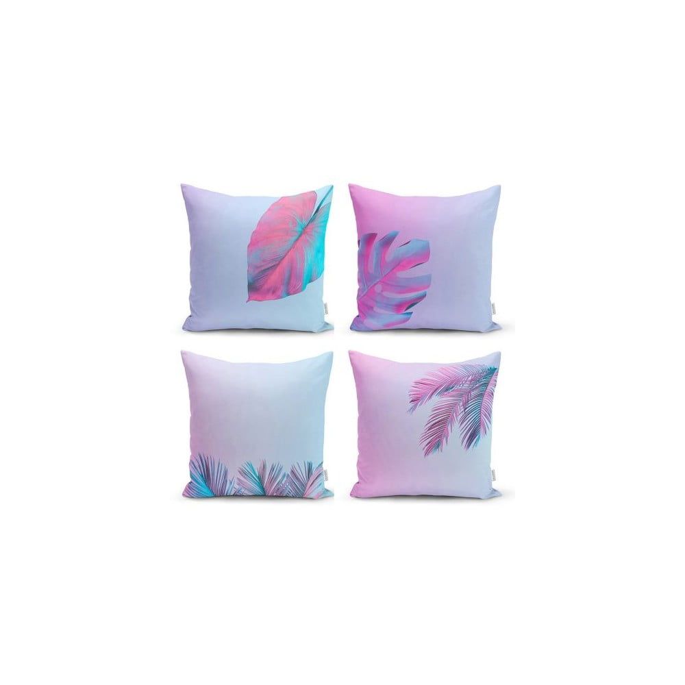 Sada 4 dekorativních povlaků na polštáře Minimalist Cushion Covers Neon Lover, 45 x 45 cm - Bonami.cz