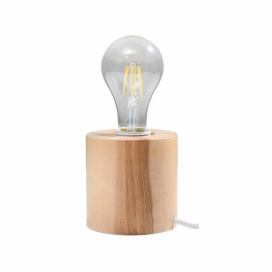   SL.0674 - Stolní lampa SALGADO 1xE27/60W/230V dřevo 
