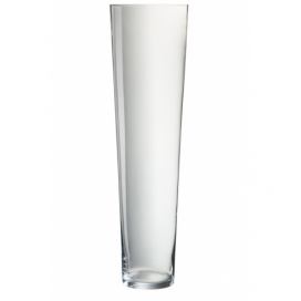 Dlouhá skleněná transparentní váza Vase Extra -Ø 25*90 cm