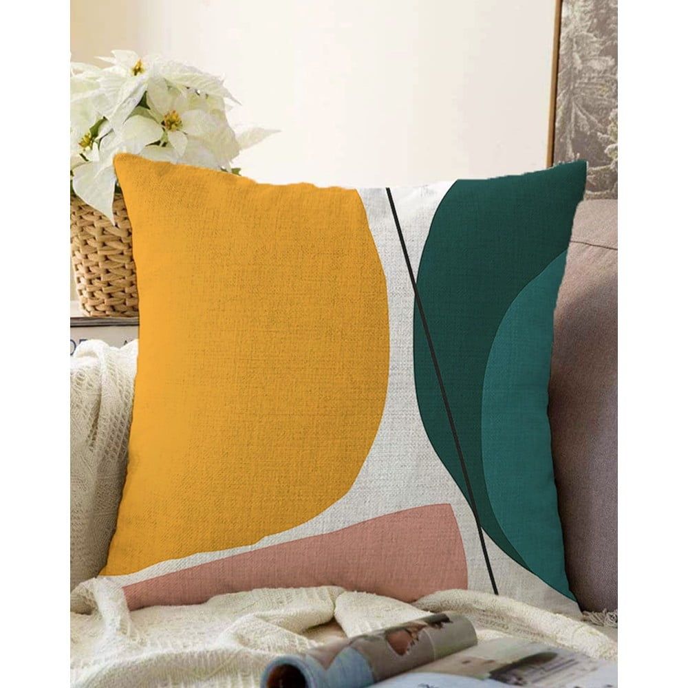 Povlak na polštář s příměsí bavlny Minimalist Cushion Covers Artistry, 55 x 55 cm - Bonami.cz