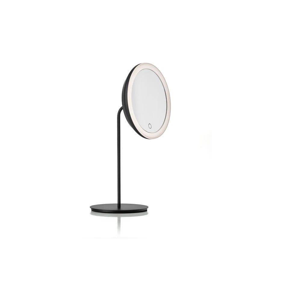 Černé kosmetické zrcadlo Zone Eve, ø 18 cm - Bonami.cz