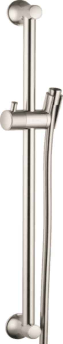 Sprchová tyč Hansgrohe Unica se sprchovou hadicí kartáčovaný nikl 27617820 - Siko - koupelny - kuchyně