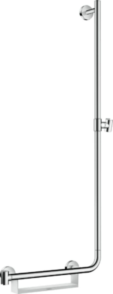 Sprchová tyč Hansgrohe Unica s mýdlenkou bílá/chrom 26404400 - Siko - koupelny - kuchyně