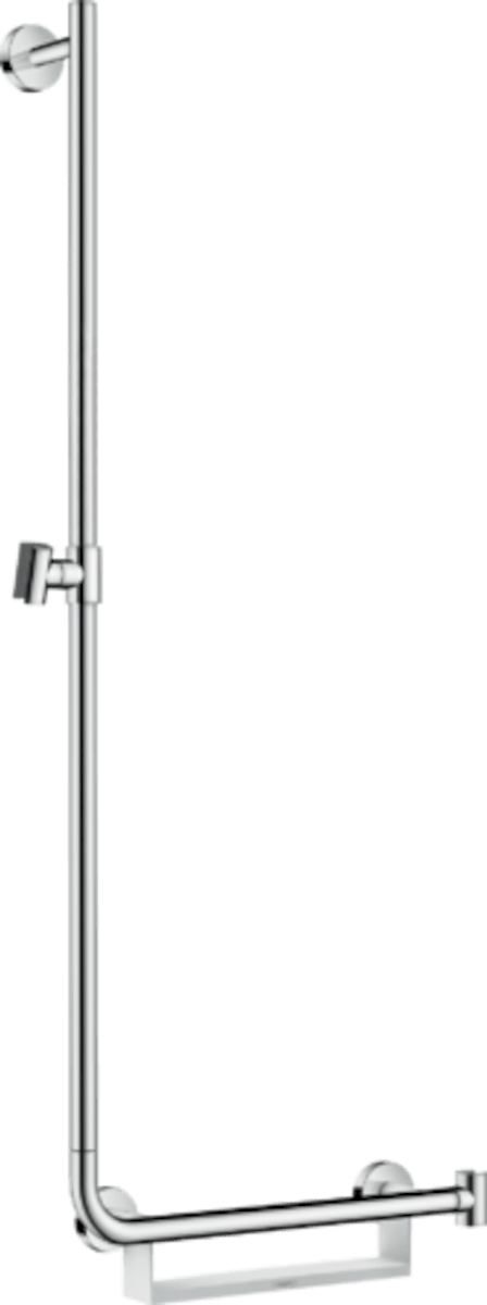 Sprchová tyč Hansgrohe Unica s mýdlenkou bílá/chrom 26403400 - XXXLutz