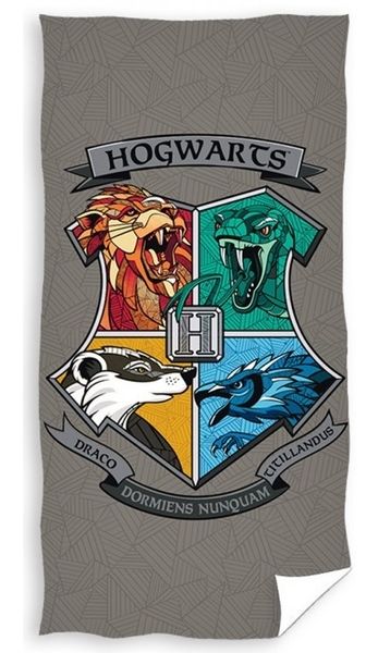 Carbotex osuška Harry Potter Erb Lycea Hogwarts 70x140 cm  - POVLECENI-OBCHOD.CZ