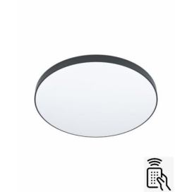 Eglo 98896 ZUBIETA-A Stropní svítidlo LED D595mm 36W/3700lm 2700-6500K, černá, bílá, ovladač, stmivatelné