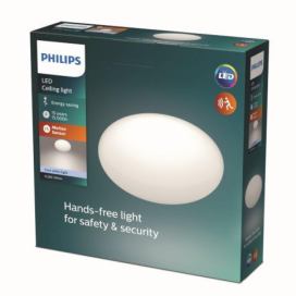 Philips Shan LED CL253 stropní svítidlo 260mm 12W / 1250lm 4000K senzor pohybu