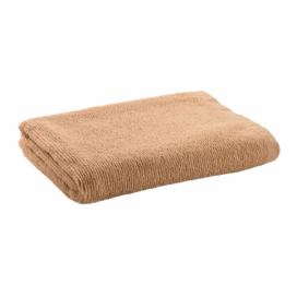 Velký béžový bavlněný ručník Kave Home Miekki