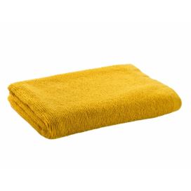 Velký hořčicově žlutý bavlněný ručník LaForma Miekki