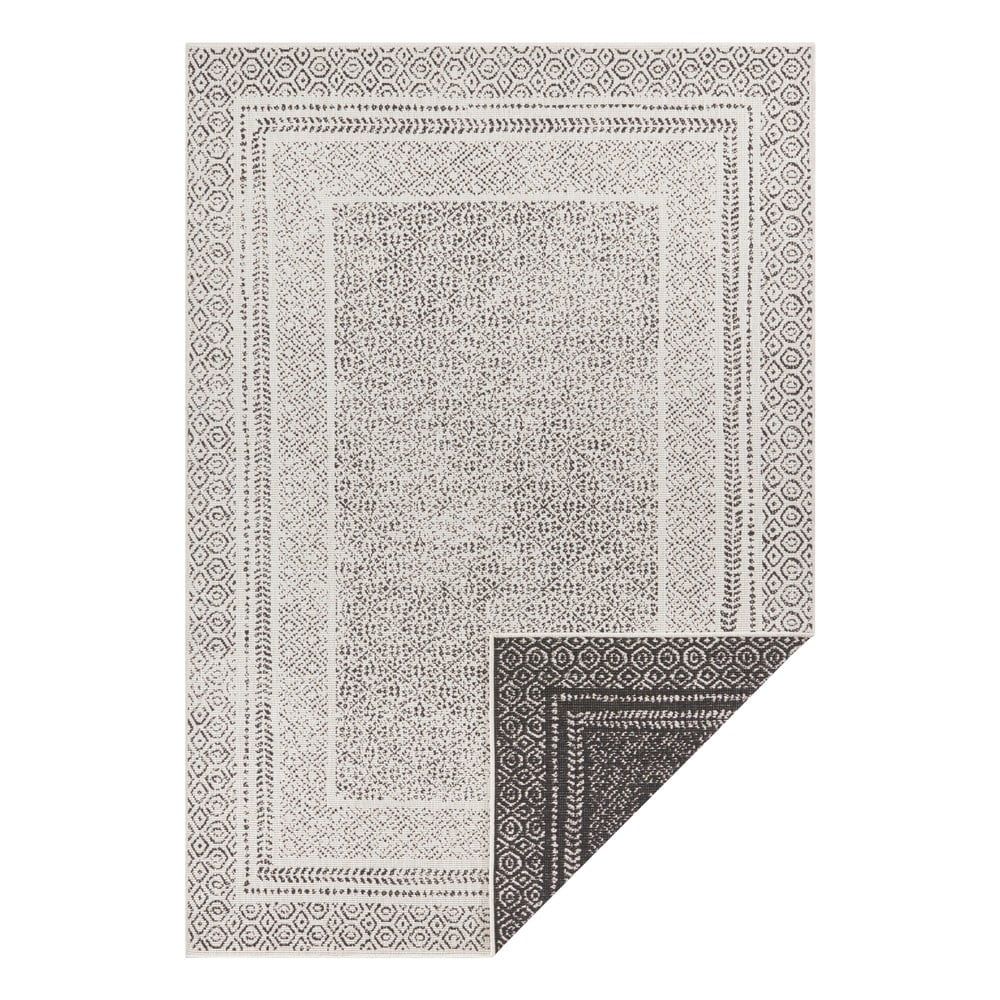 Černo-bílý venkovní koberec Ragami Berlin, 80 x 150 cm - Bonami.cz