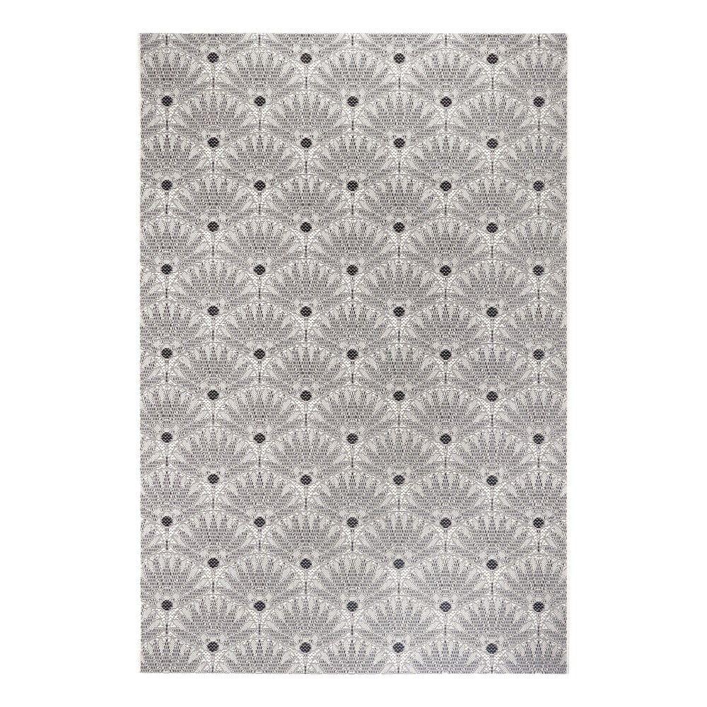 Černo-šedý venkovní koberec Ragami Amsterdam, 80 x 150 cm - Bonami.cz