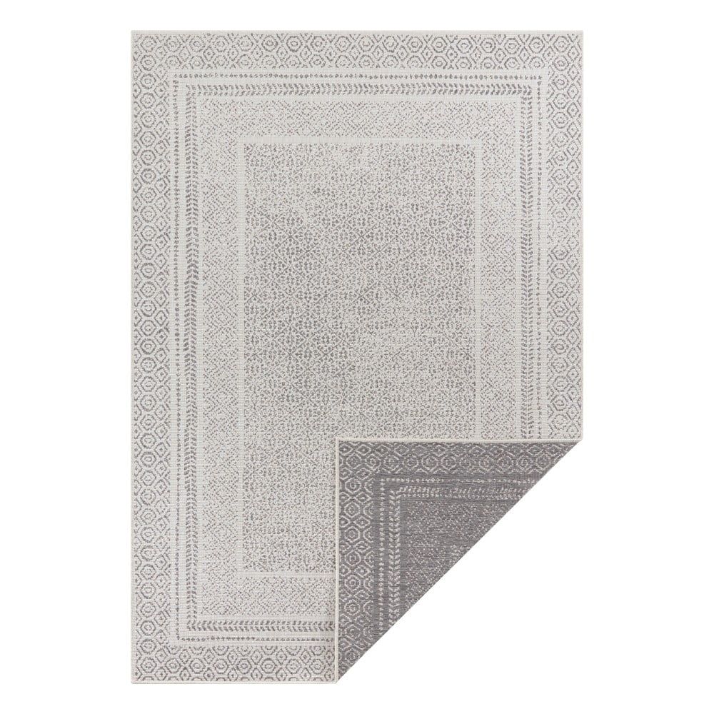 Šedo-bílý venkovní koberec Ragami Berlin, 80 x 150 cm - Bonami.cz