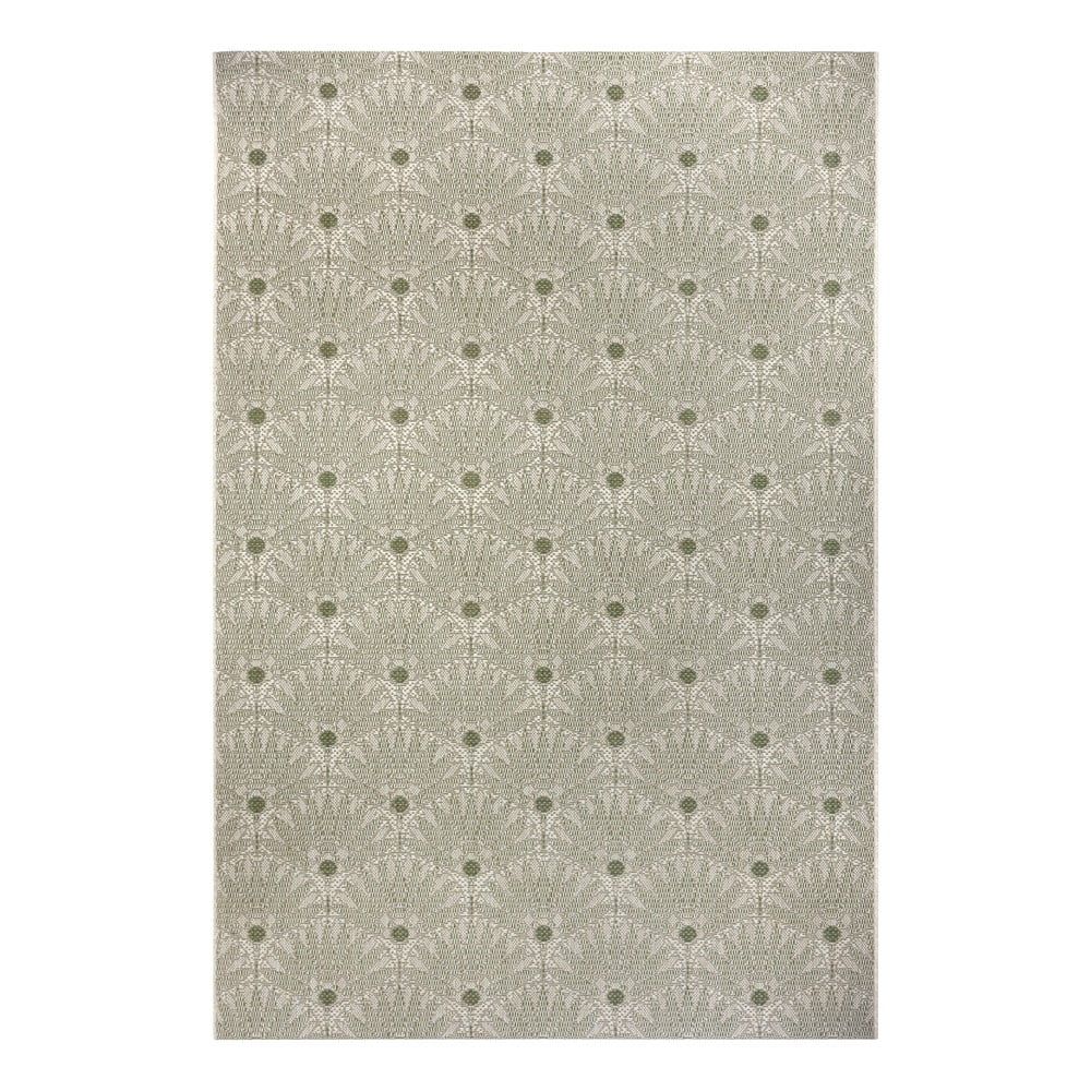 Zeleno-béžový venkovní koberec Ragami Amsterdam, 80 x 150 cm - Bonami.cz
