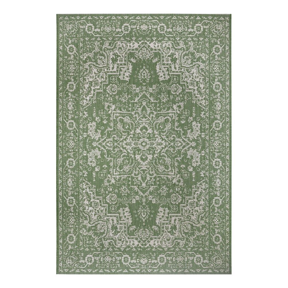 Zeleno-béžový venkovní koberec Ragami Vienna, 80 x 150 cm - Bonami.cz
