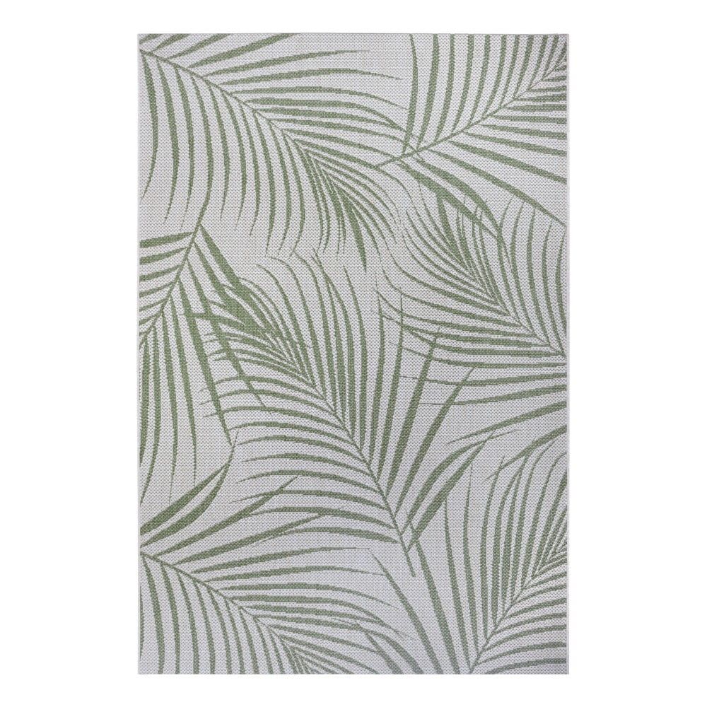 Zeleno-šedý venkovní koberec Ragami Flora, 120 x 170 cm - Bonami.cz