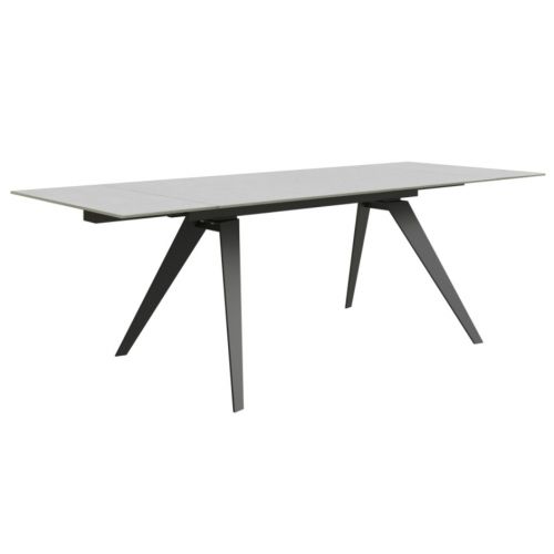 Bílý keramický rozkládací jídelní stůl Miotto Ariosto 160-240x90 cm - Designovynabytek.cz