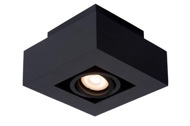 Lucide 09119/06/30 XIRAX stropní bodové stmívatelné svítidlo 1xGU10 / 5W LED černá - Svítidla FEIM