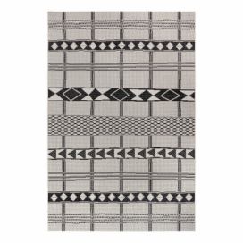 Černo-šedý venkovní koberec Ragami Madrid, 80 x 150 cm